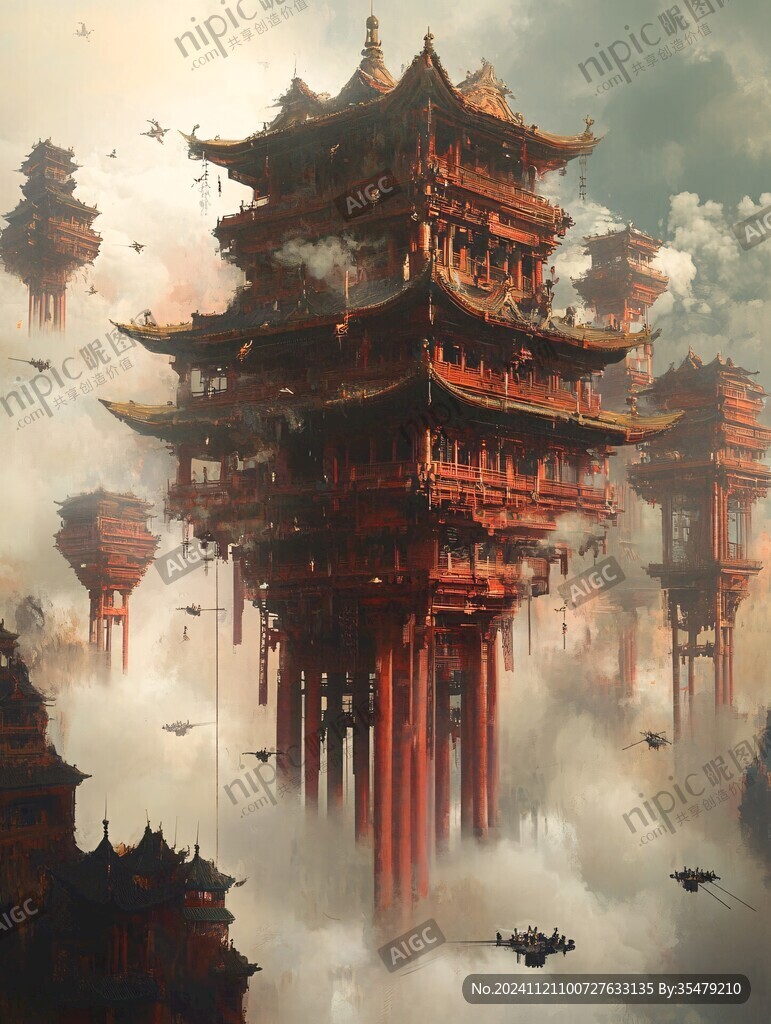 古風仙境天上宮闕