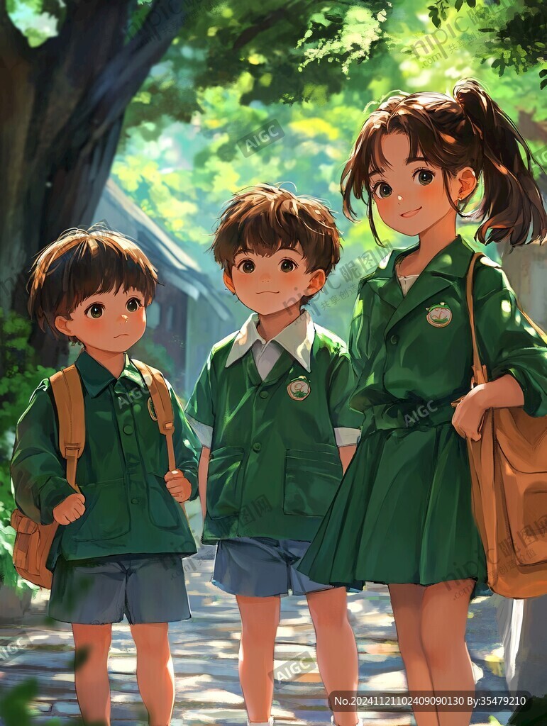 插畫小學生