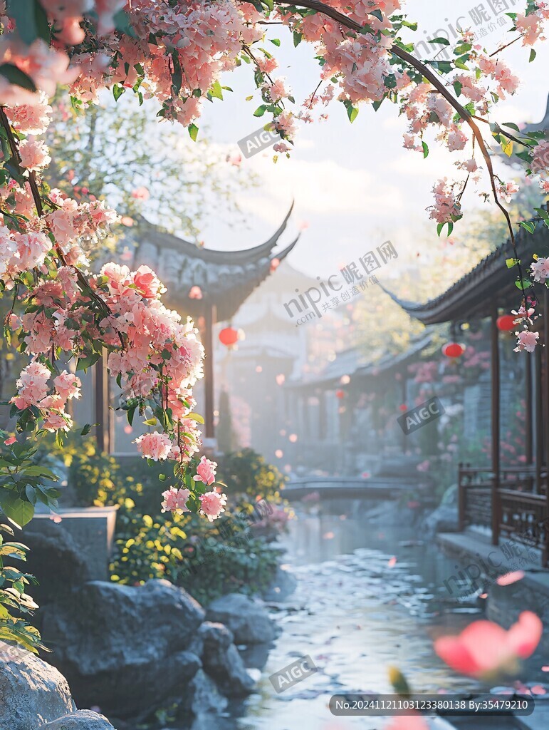 古風(fēng)場景春暖花開
