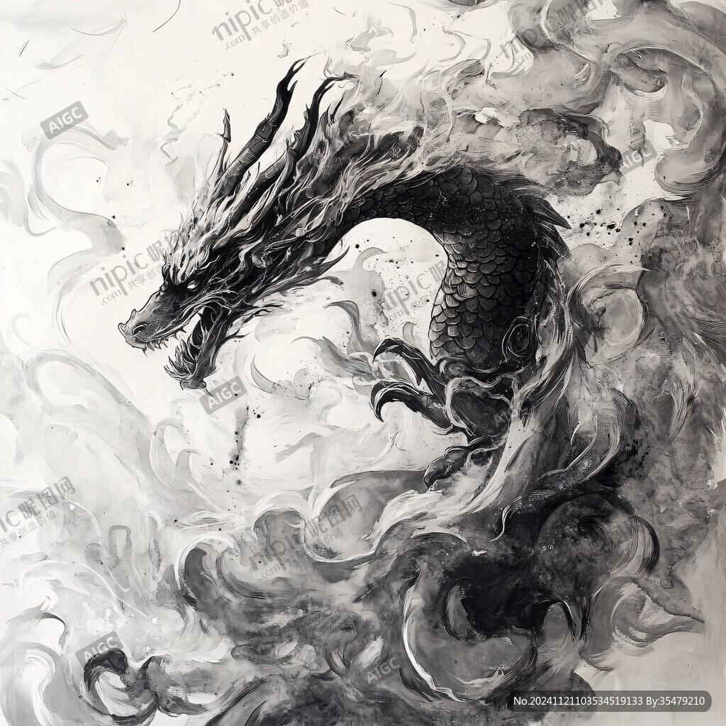 古風(fēng)龍插畫
