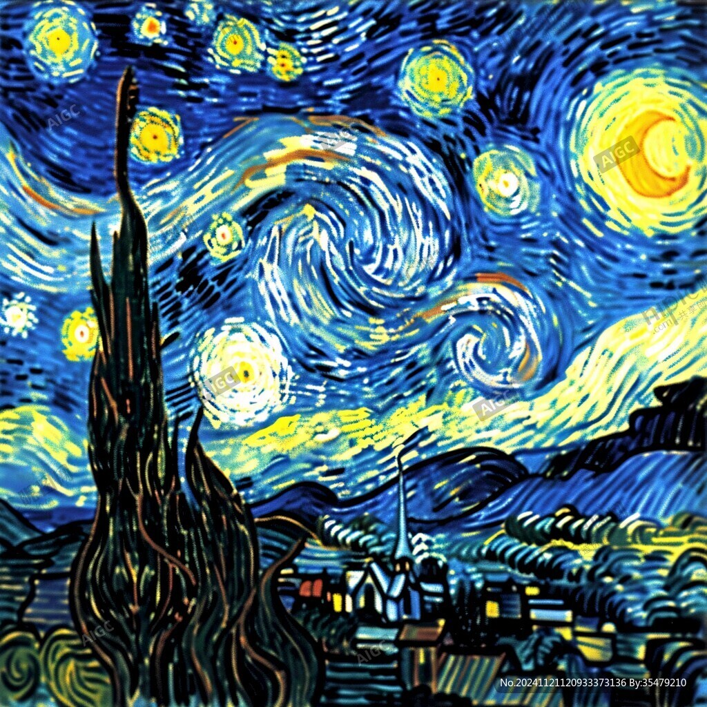 梵高星空畫風(fēng)