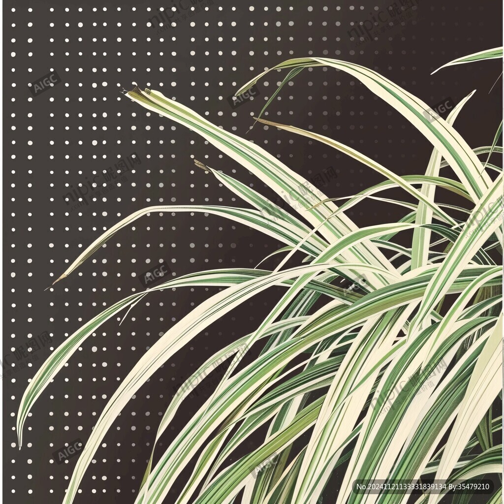 現(xiàn)代簡約綠植裝飾畫
