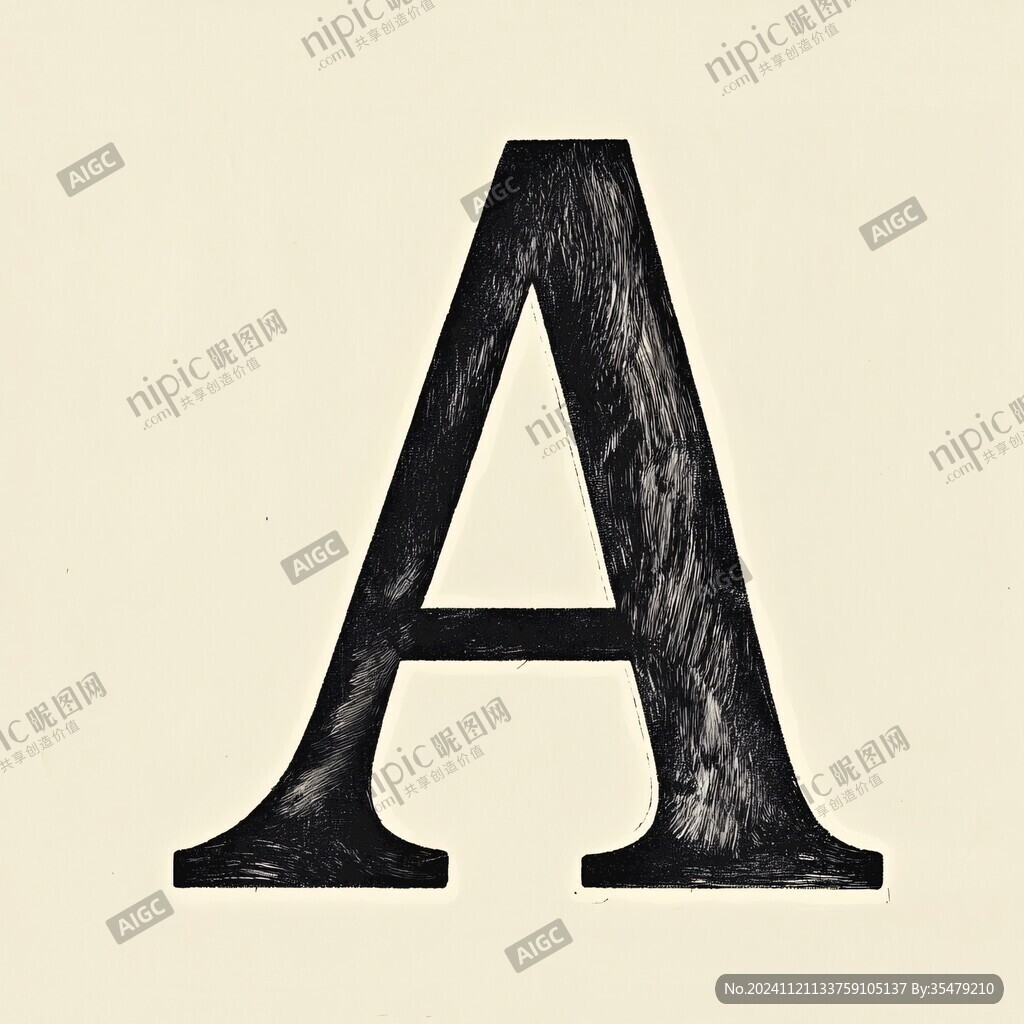 字母a寫(xiě)真