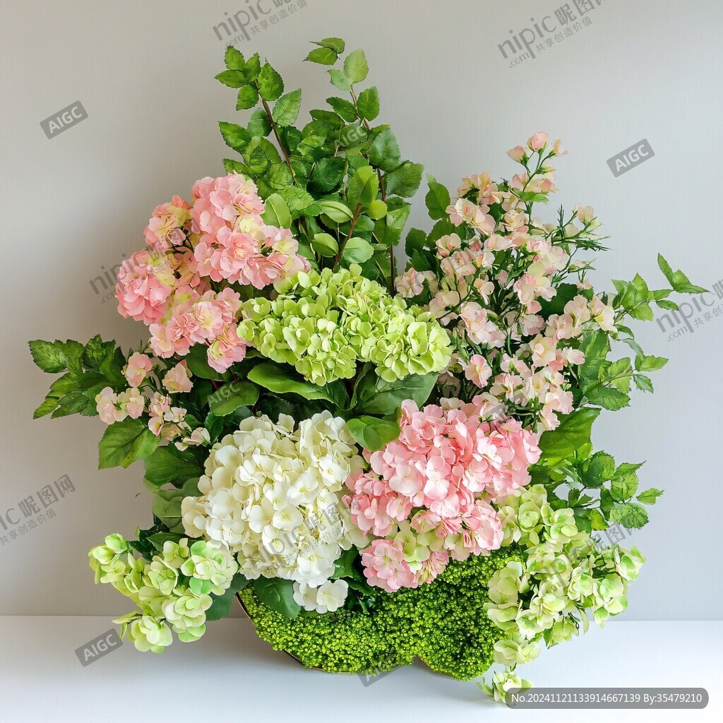 繡球花美陳