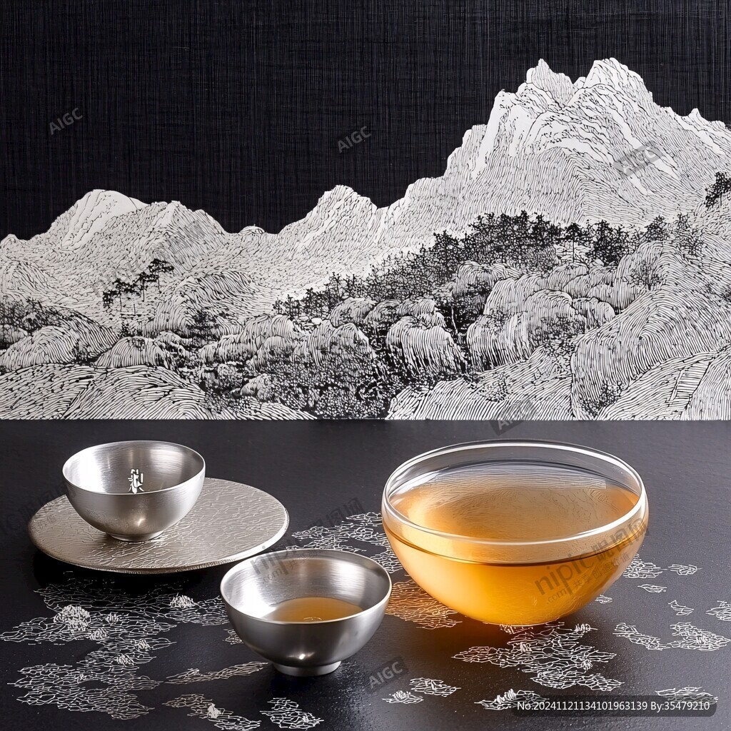 純銀茶道茶杯