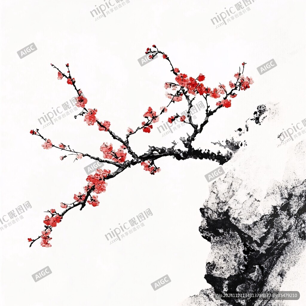 古典古風梅花