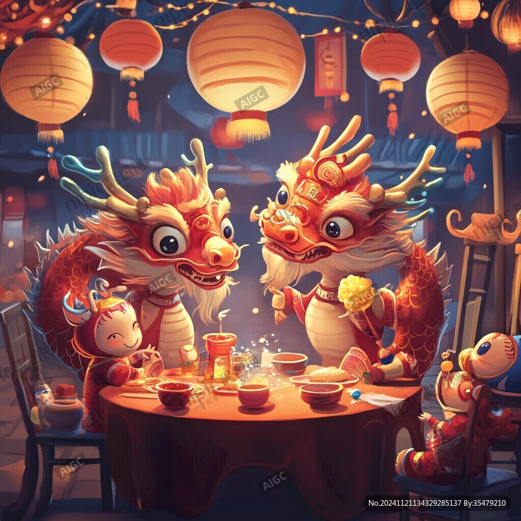 龍年ip插畫