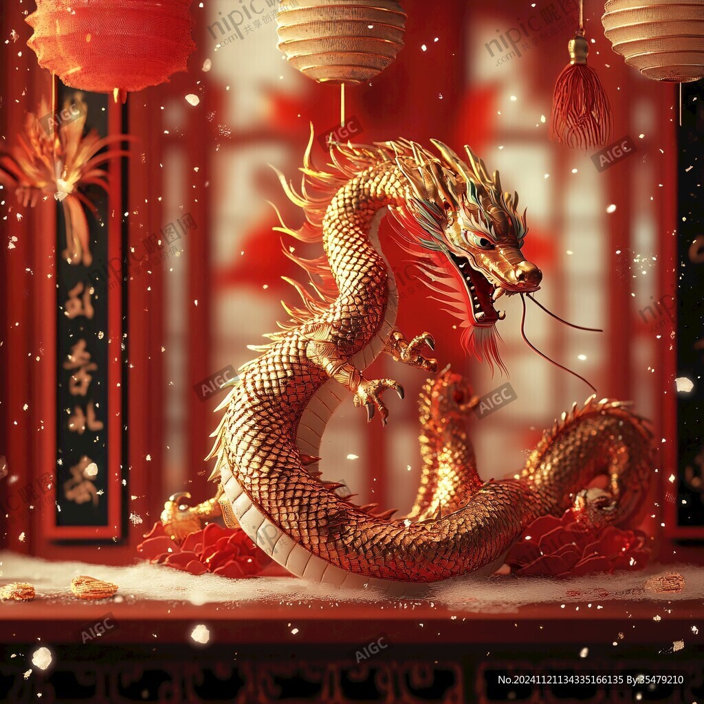 龍年新年氛圍裝