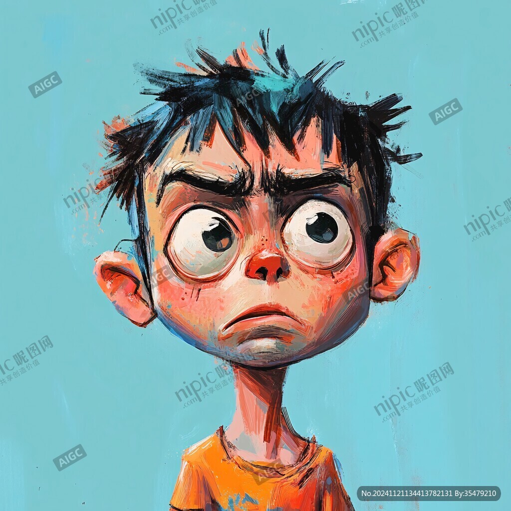 夸張風(fēng)人物插畫
