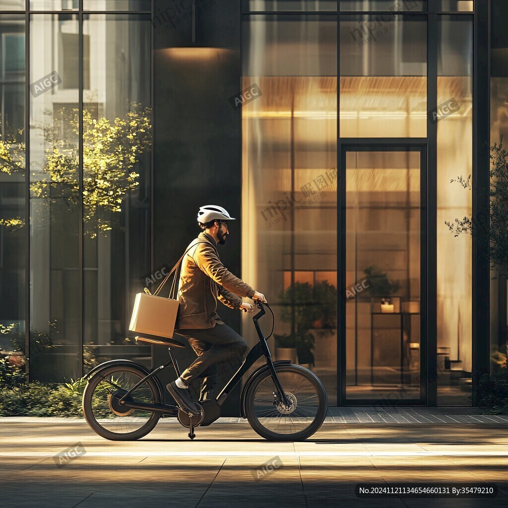 騎車送貨人