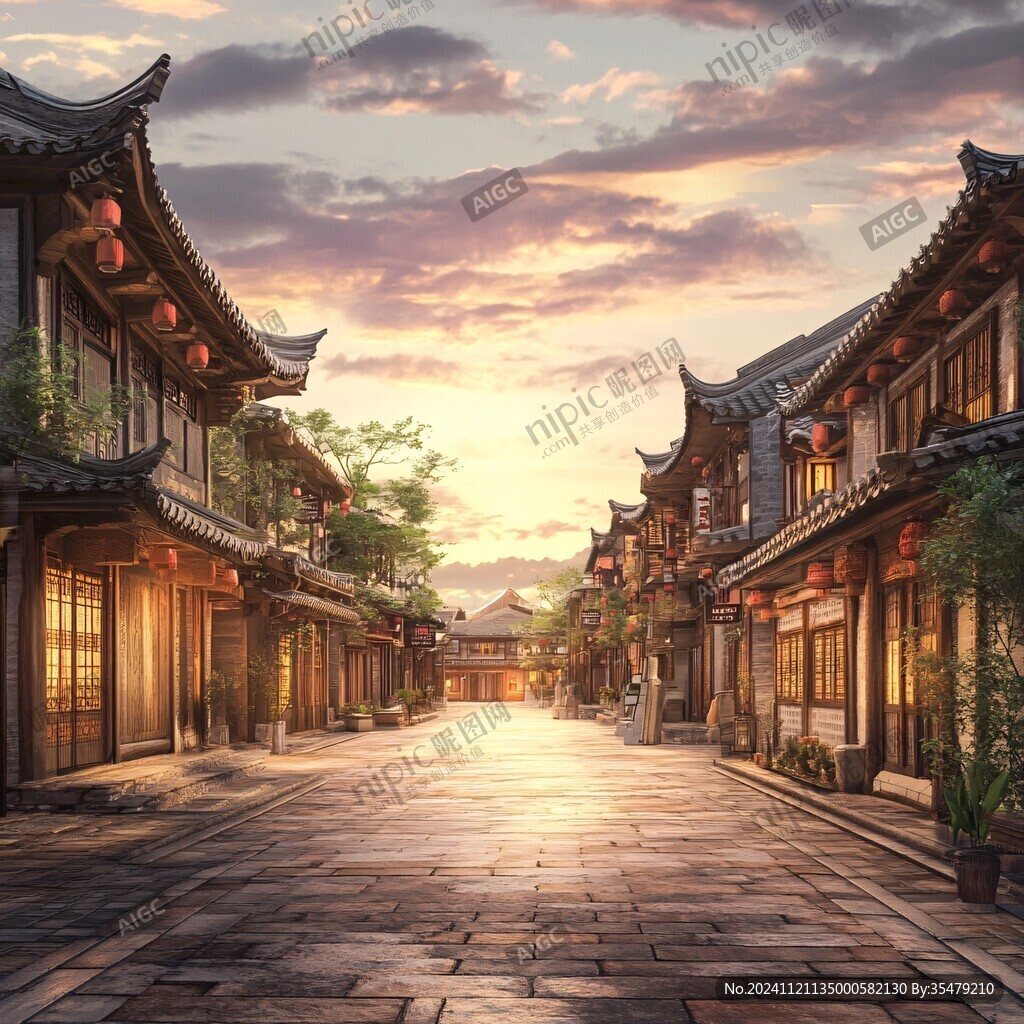 古代繁華街道