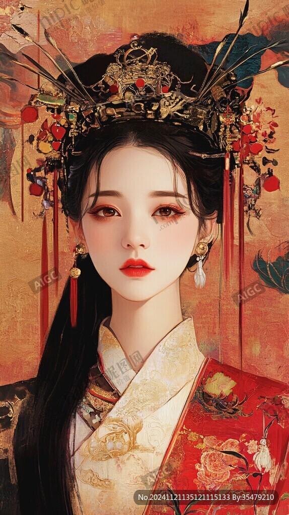 宮廷系列人物插畫(huà)