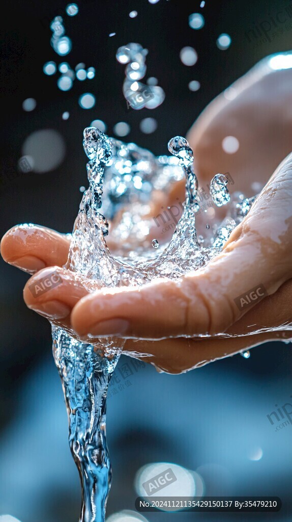 碰水