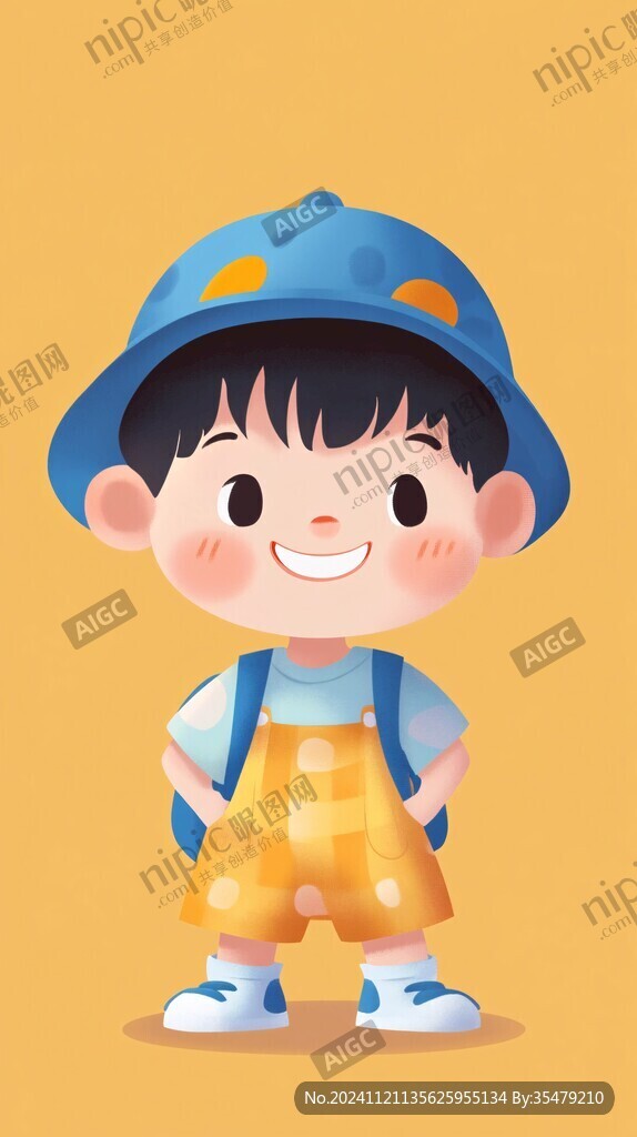 插畫(huà)陽(yáng)光男孩