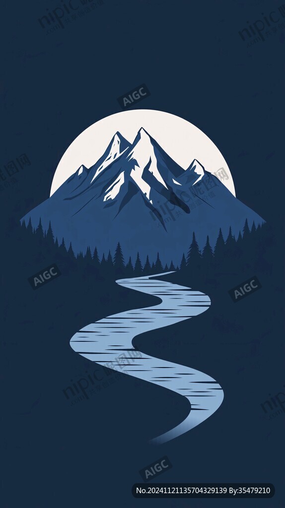 河流山脈logo