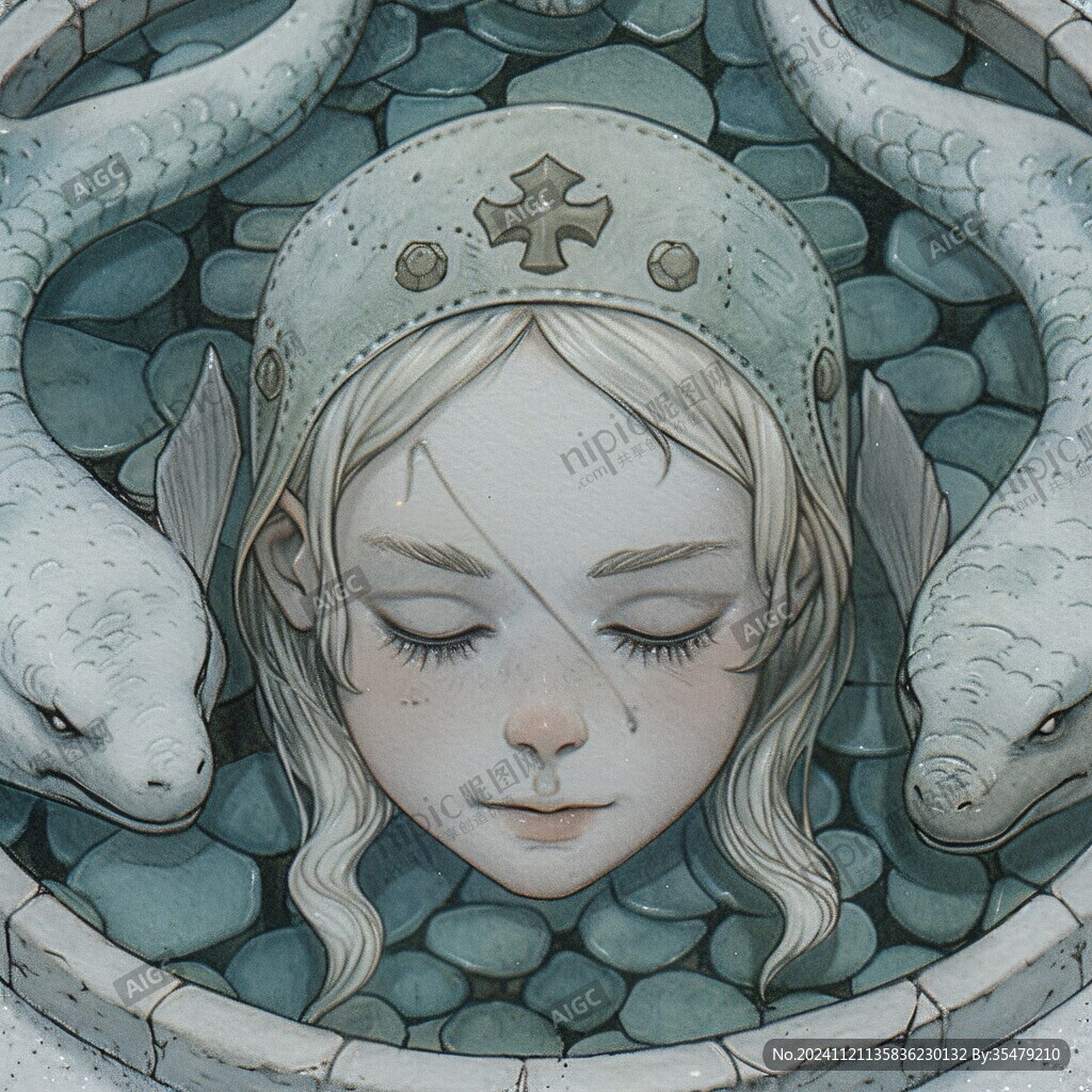 蛇女插畫
