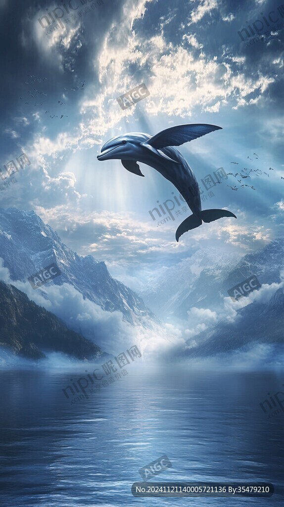 海洋海豚鯨魚