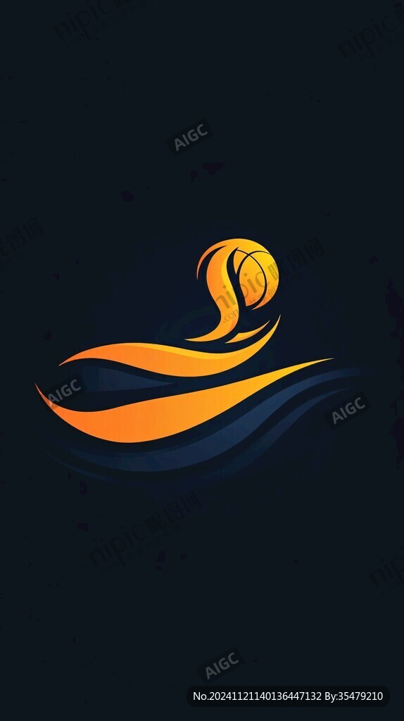 船與波浪logo