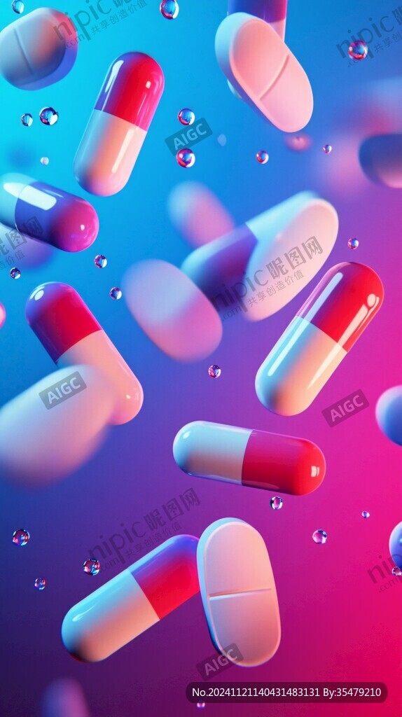 膠囊圖片素材