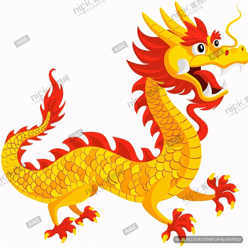 卡通龍中國龍