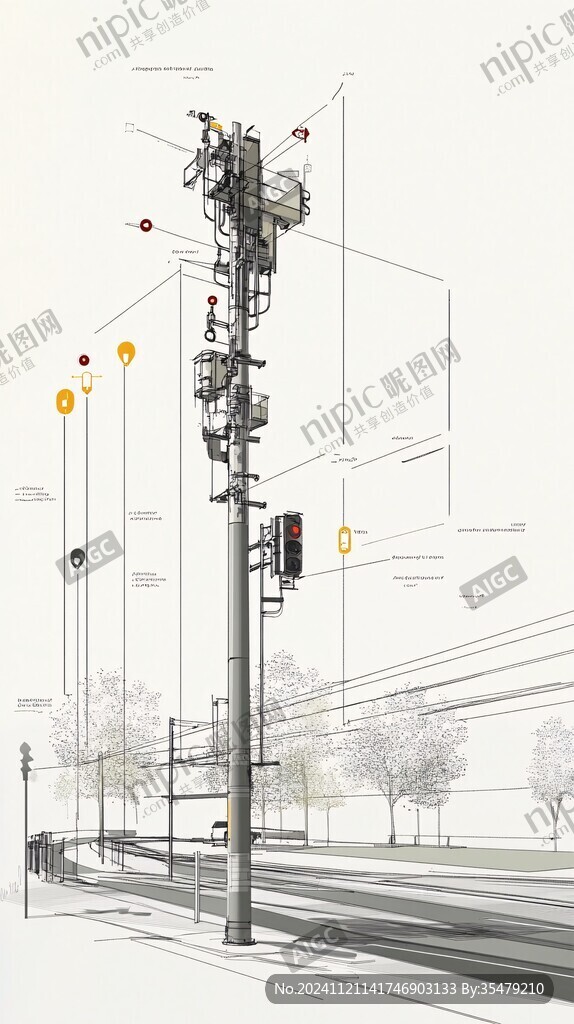 智慧路燈設計效果圖