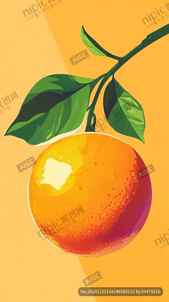 砂糖橘插畫