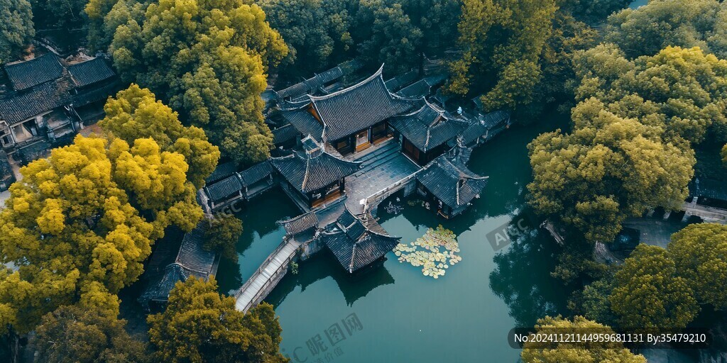 拙政園航拍
