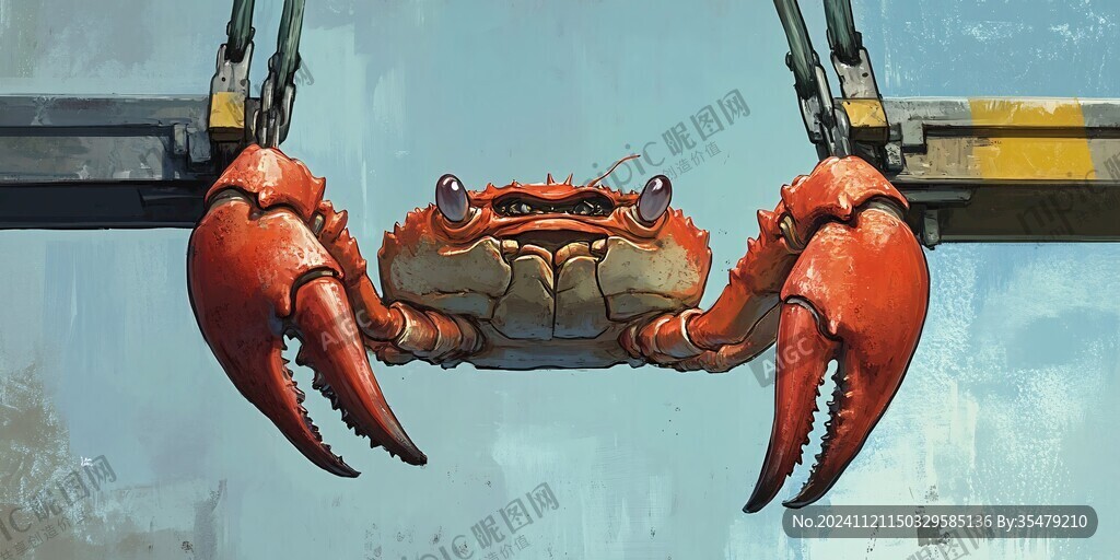 河蟹插畫