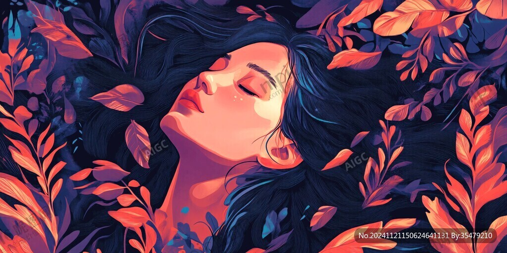 人物情緒插畫