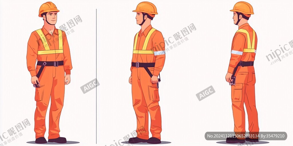 橙色工裝