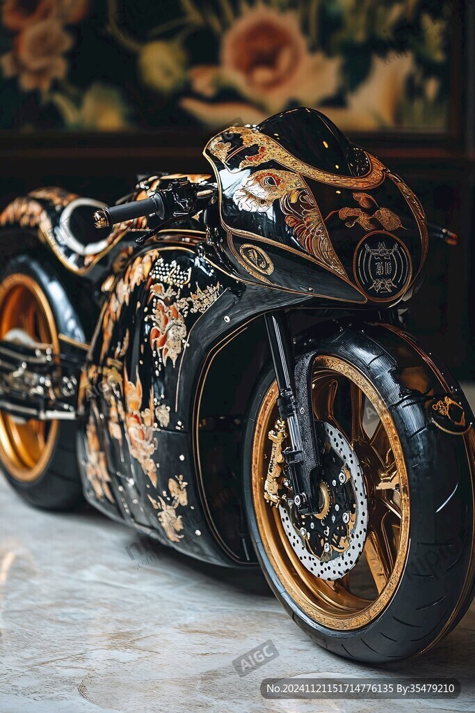 藝術造型摩托車