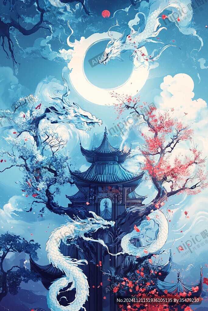 九天樓插畫