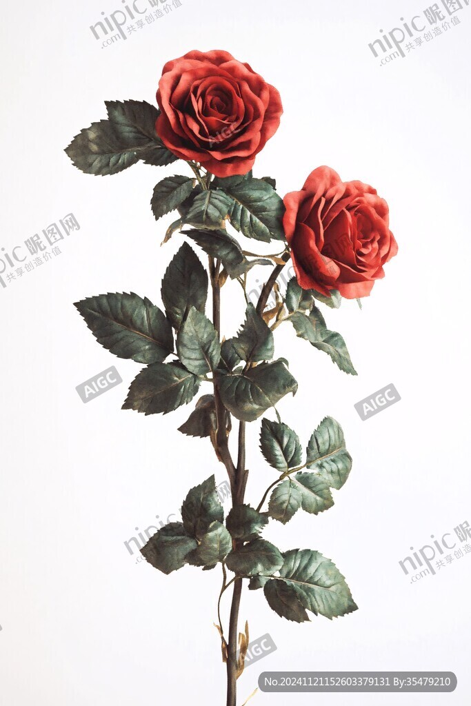 一支玫瑰花朵盛開鮮花