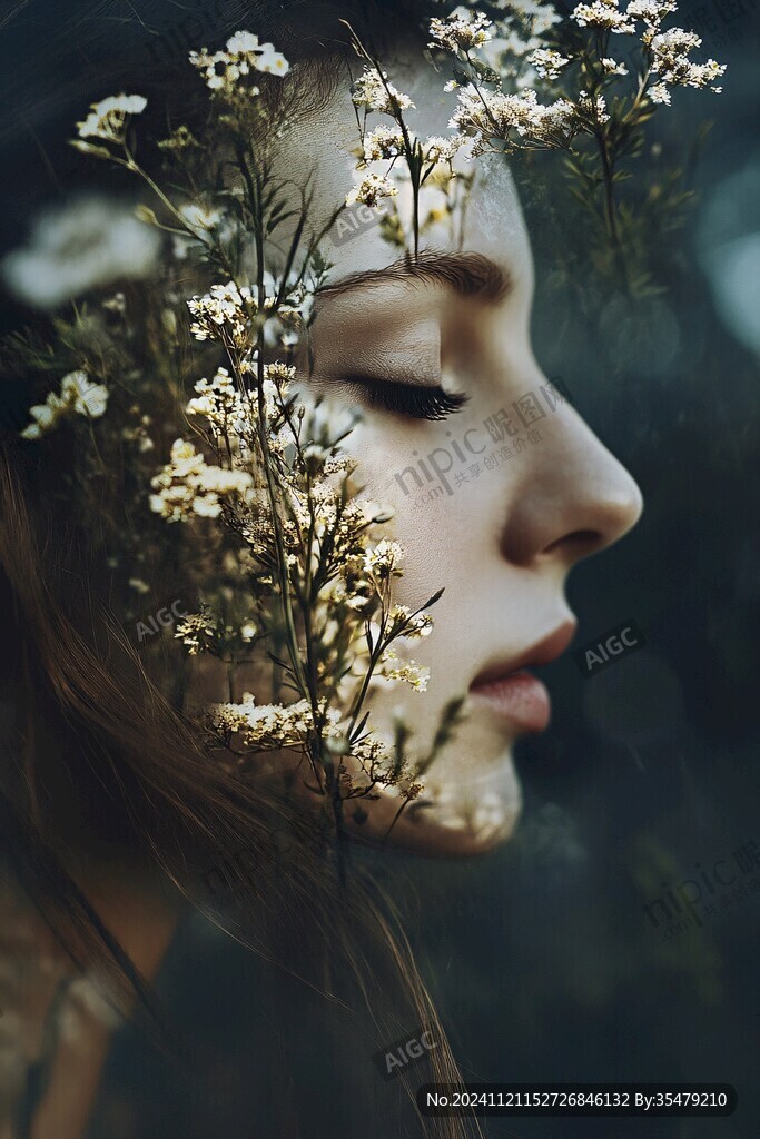 唯美花間美人