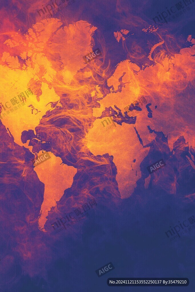 炫彩背景紫色水墨
