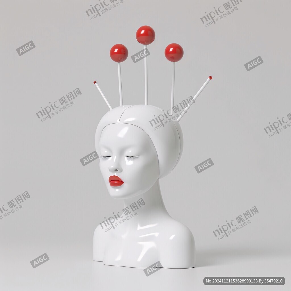 現(xiàn)代雕塑紅妝