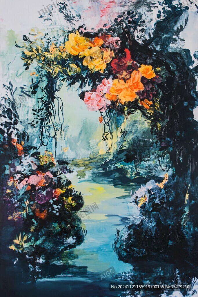 油畫(huà)菊花