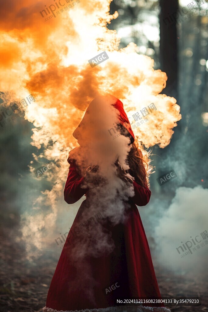 女性形態(tài)煙霧