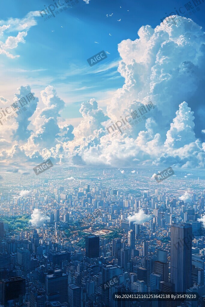 大都市絢麗云彩