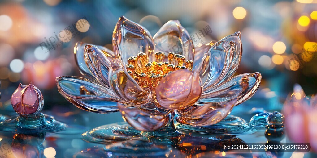 水晶荷花