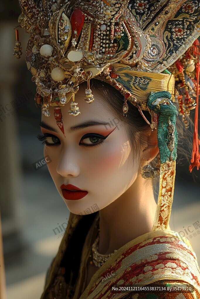 非物質(zhì)文化化妝妝容