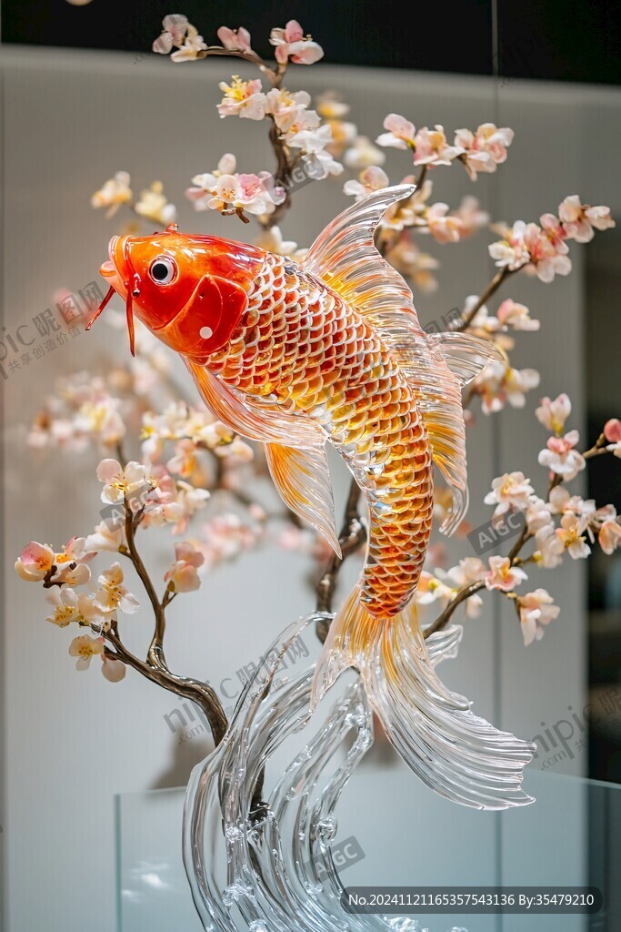 鯉魚擺件