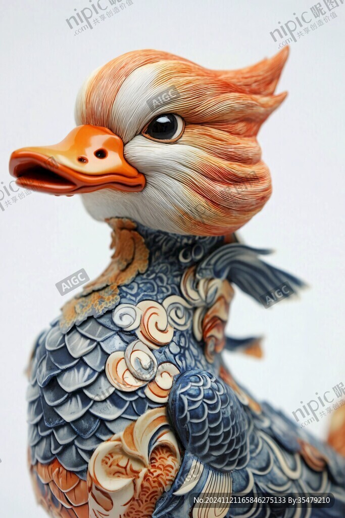 喜上眉梢陶塑