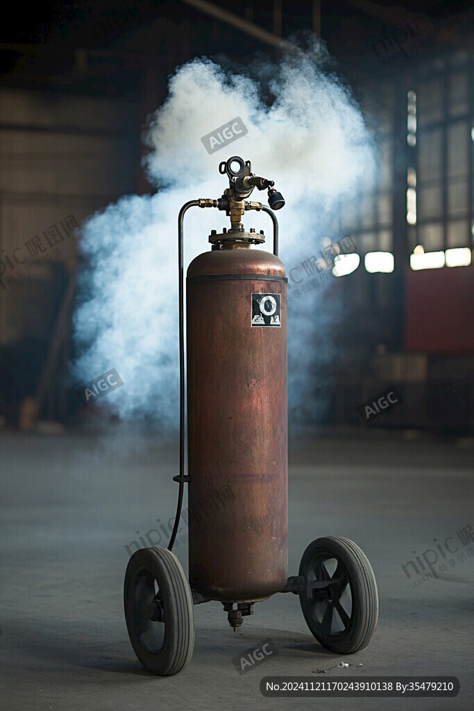 工地氧氣推車