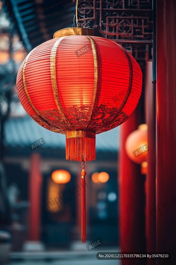 宮燈迎春