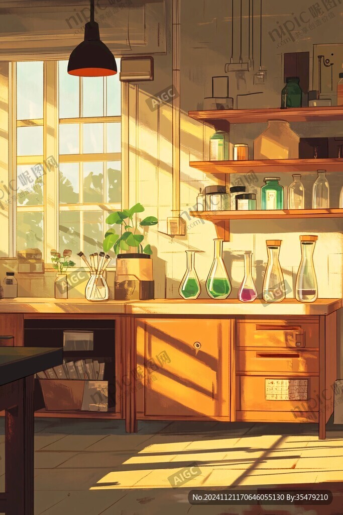 居家場景插畫