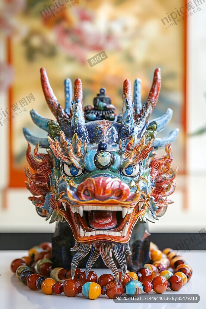 龍王泥塑