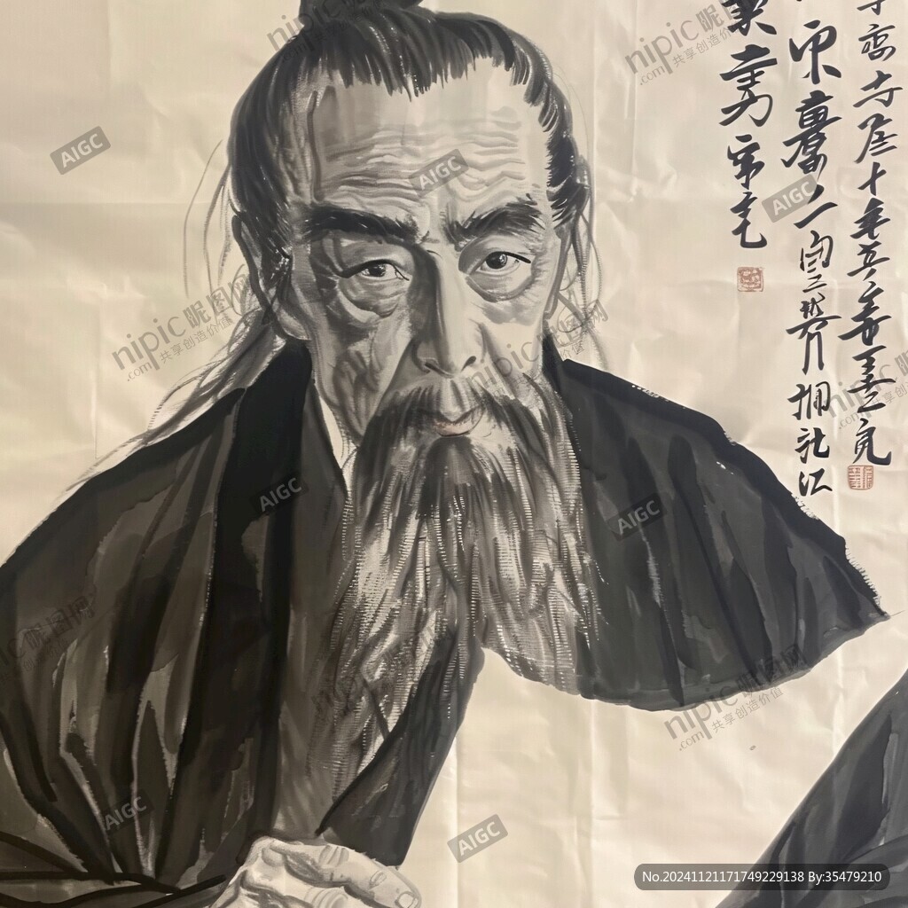 手繪華佗像