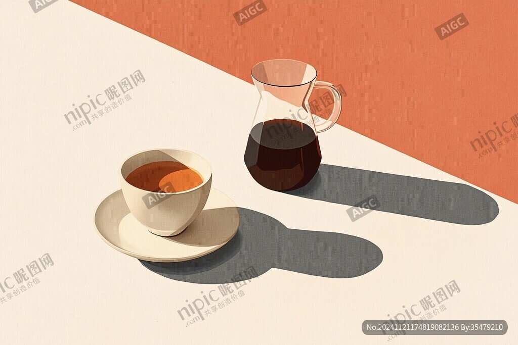 咖啡插畫設(shè)計素材