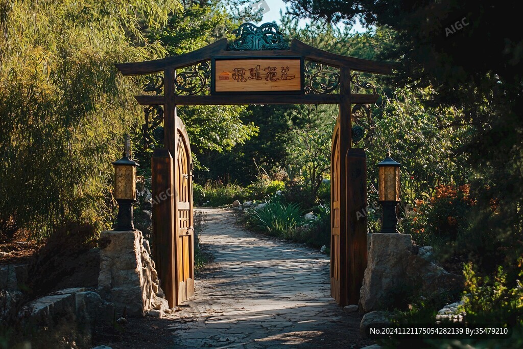 生態(tài)園門